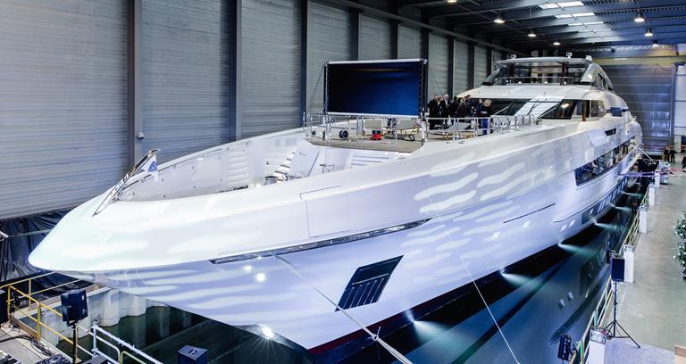 Heesen Yachts Galactica Super Nova at her christening