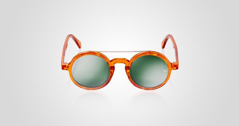 Shanghai Tang Retro Chinese Round Sunglasses