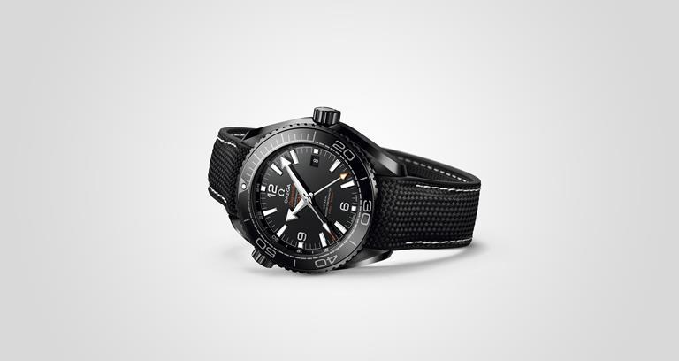 Omega Seamster Planet Ocean Deep Black