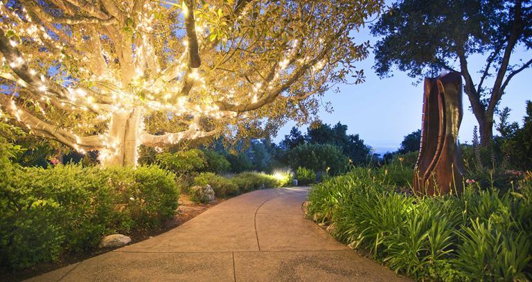 Manicured outdoor space at Ventana Big Sur