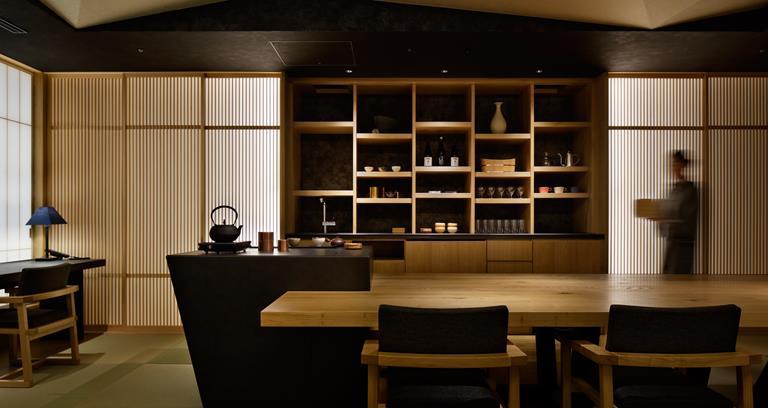 The HOSHINOYA Tokyo's ochanoma lounge