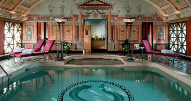 The Pool in the Presidential Suite at Principe di Savoia Hotel Milan
