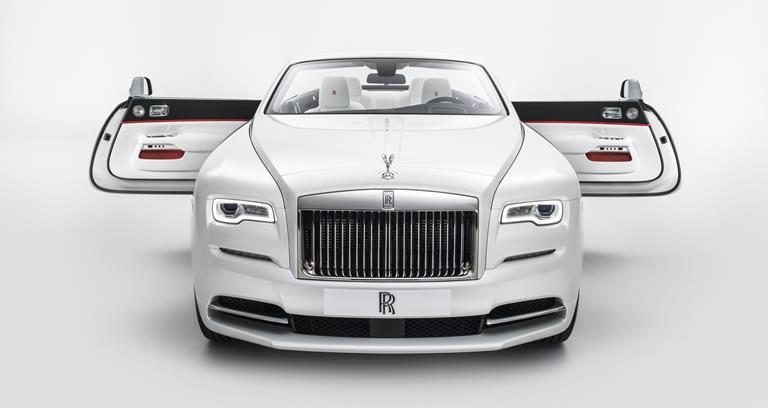 Rolls-Royce Dawn Inspired by Fashion in Mugello Red