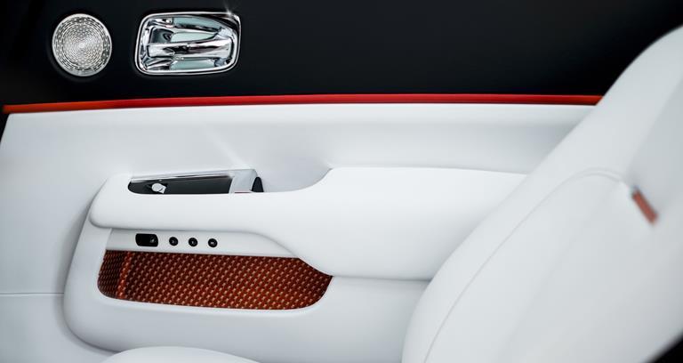 Interior detail, Dawn Inspired by Fashion in Mugello Red
