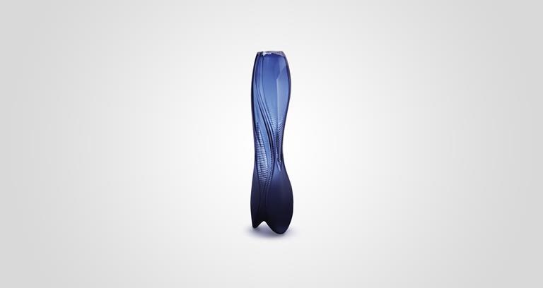 Lalique Crystal Architecture Visio vase
