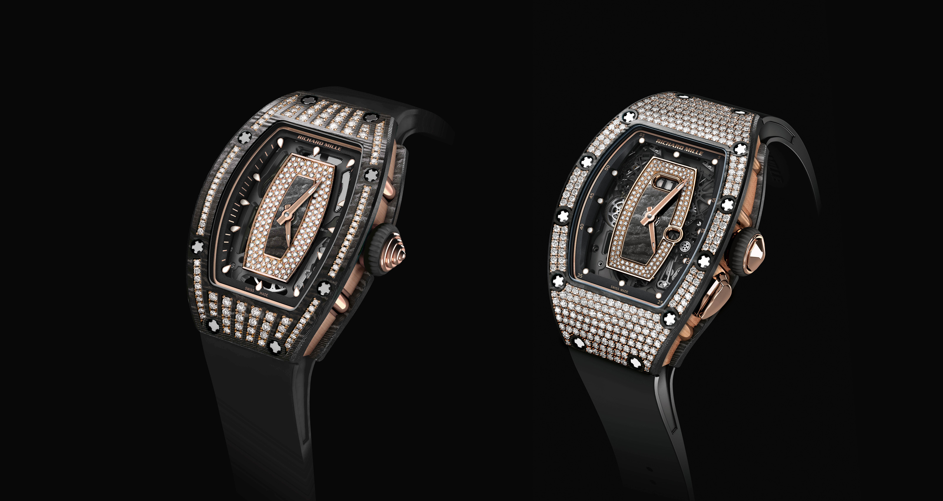 New Richard Mille RM07 01 and RM 037 gem set models Centurion