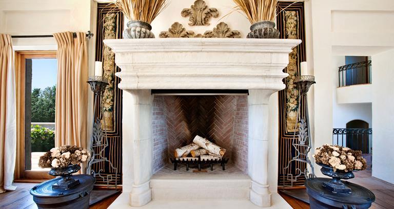 317 Murray Place fireplace