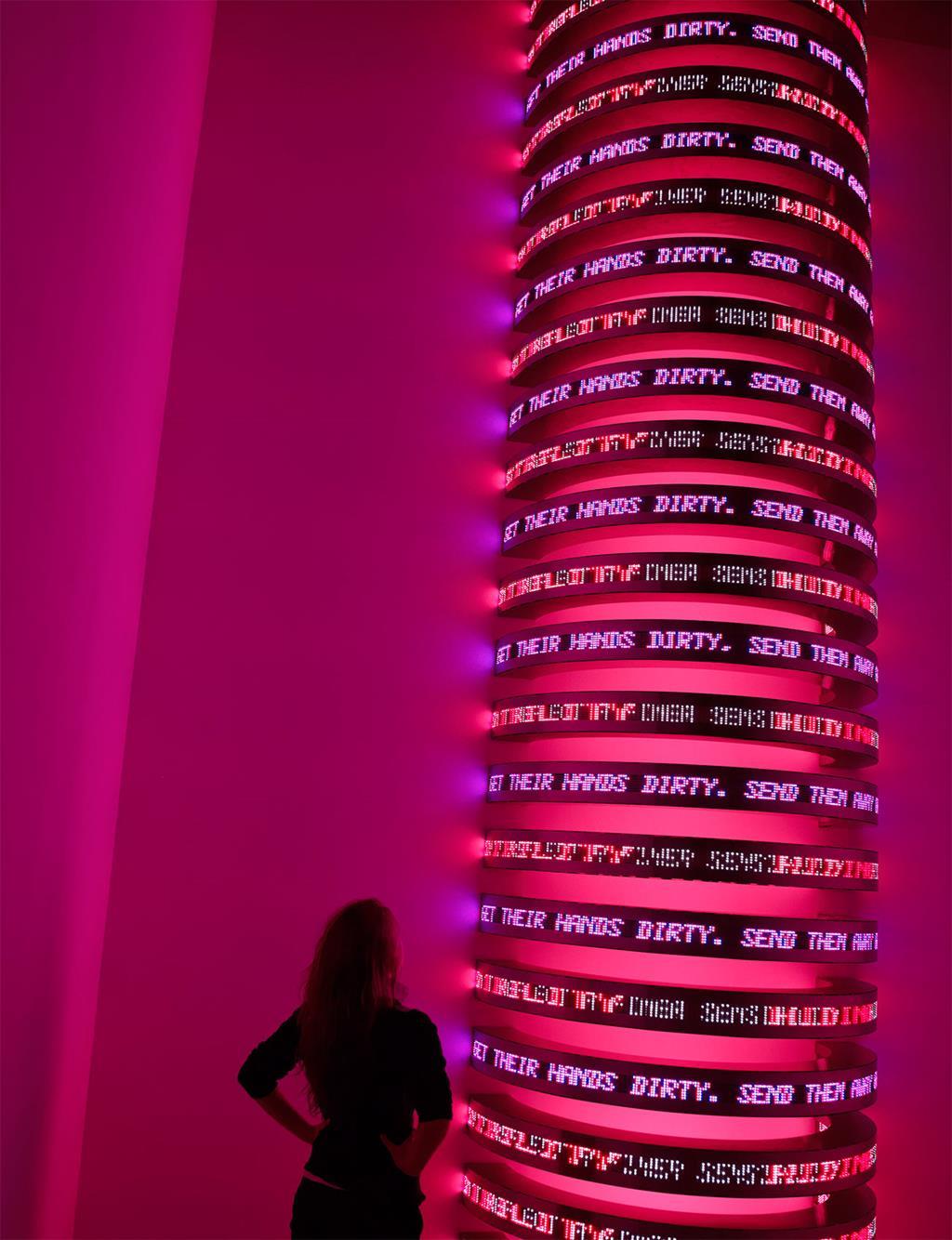 Helmut Lang & Jenny Holzer  Jenny holzer, Installation art, Skin photo