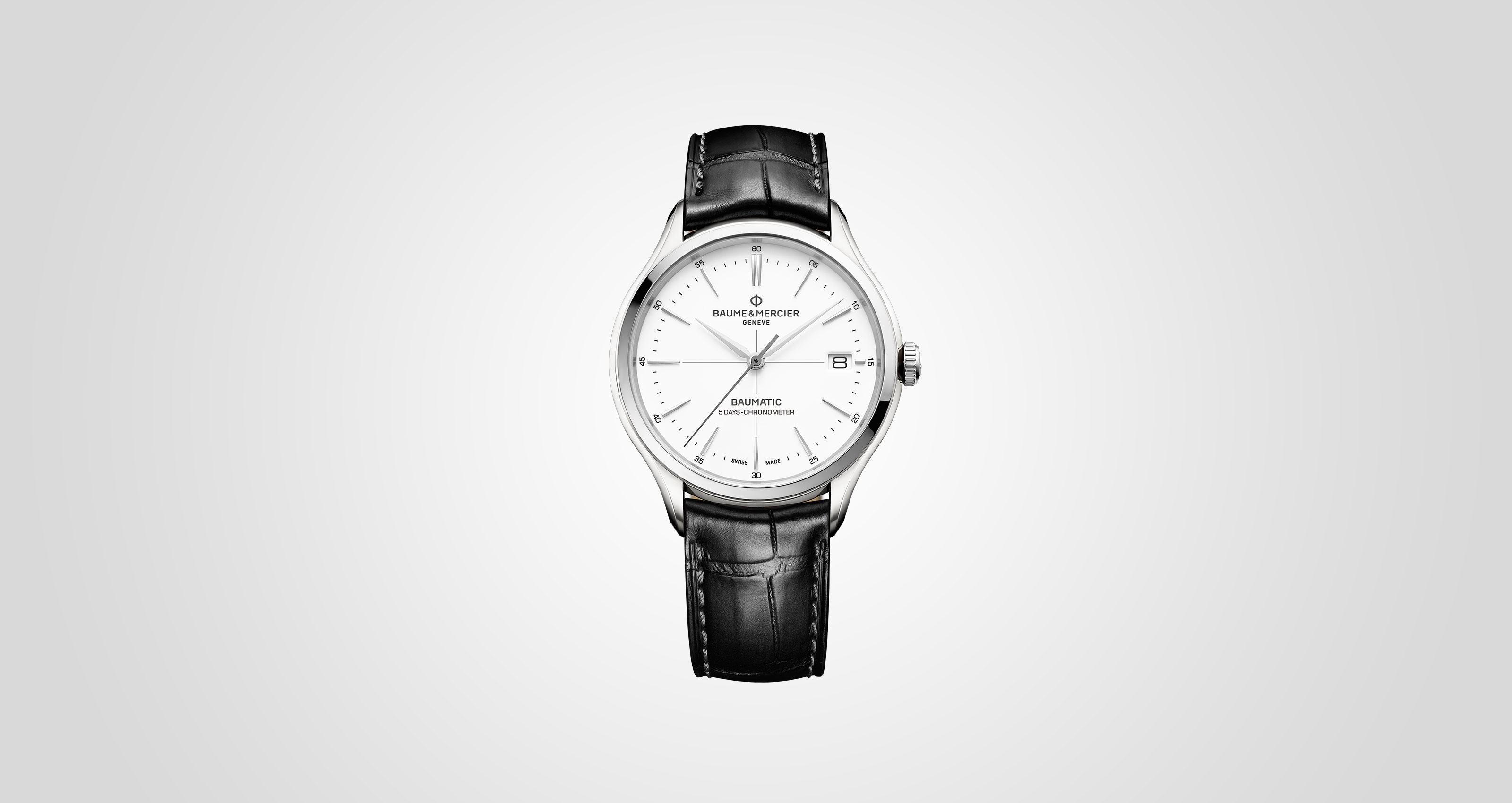 Buy Baume & Mercier MOA10400 Clifton Baumatic Watch for Men Online @ Tata  CLiQ Luxury